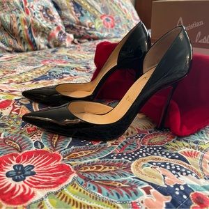 Christian Loubiton Iriza 100 Black Patent